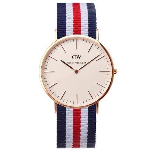 Image of Daniel Wellington Canterbury rosa forgyldt dame ur, 0502DW